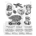 Tim Holtz - Stampers Anonymous Cling Stamps - Home For Christmas