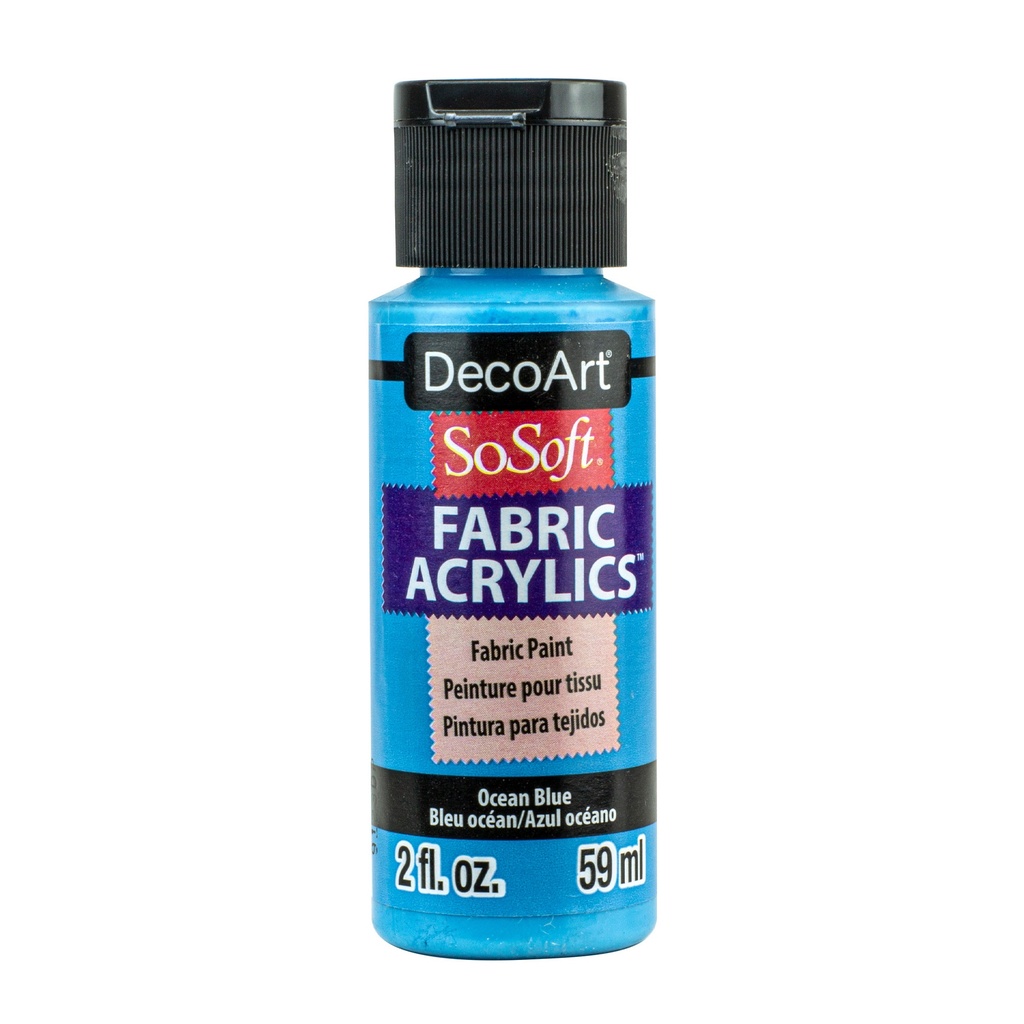 DecoArt SoSoft Fabric Paint 2oz - Ocean Blue