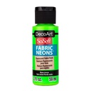 DecoArt SoSoft Neon Fabric Paint 2oz - Green