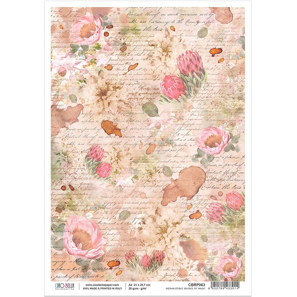 Ciao Bella Paper - Inexhaustible Source Of Magic A4 Rice Paper (5 pack)