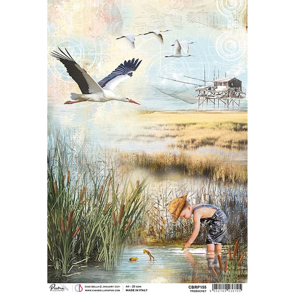 Ciao Bella Paper - Trebuchet A4 rice paper (5 Pack)