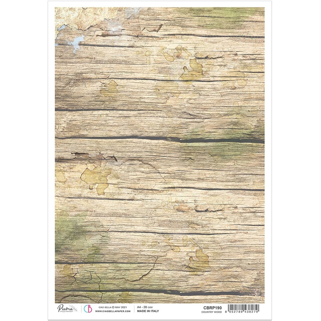 Ciao Bella Paper - Country A4 Rice Paper (5 Pack)