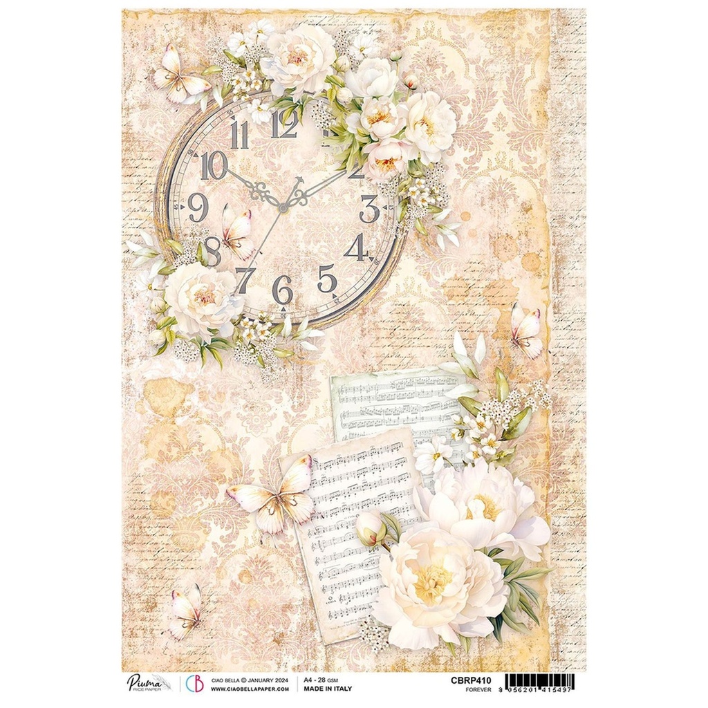 Ciao Bella Paper - Forever A4 Rice Paper (5 pack)
