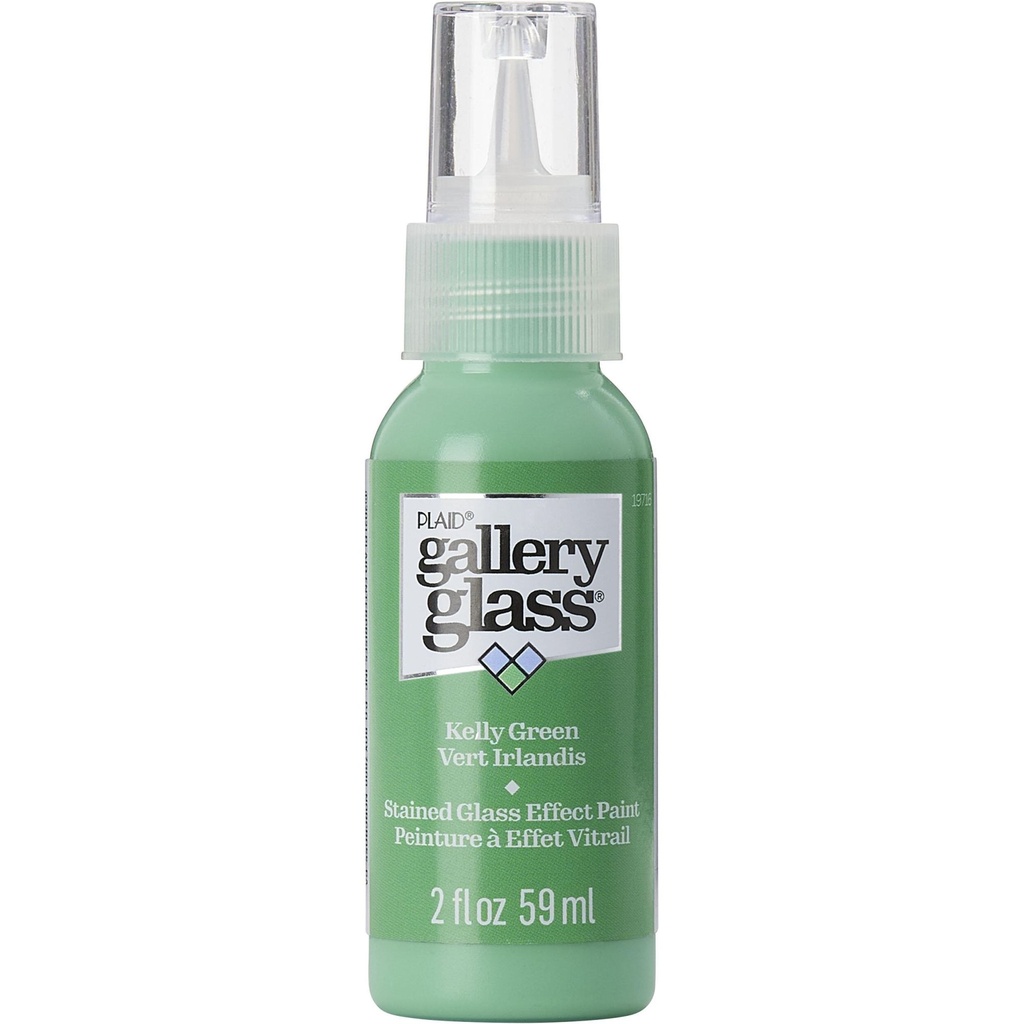 Plaid - Gallery Glass - 2oz - Kelly Green