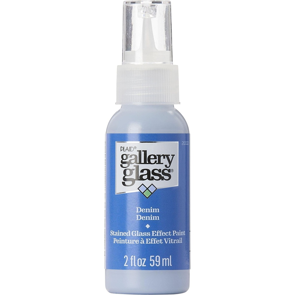 Plaid - Gallery Glass - 2oz - Denim
