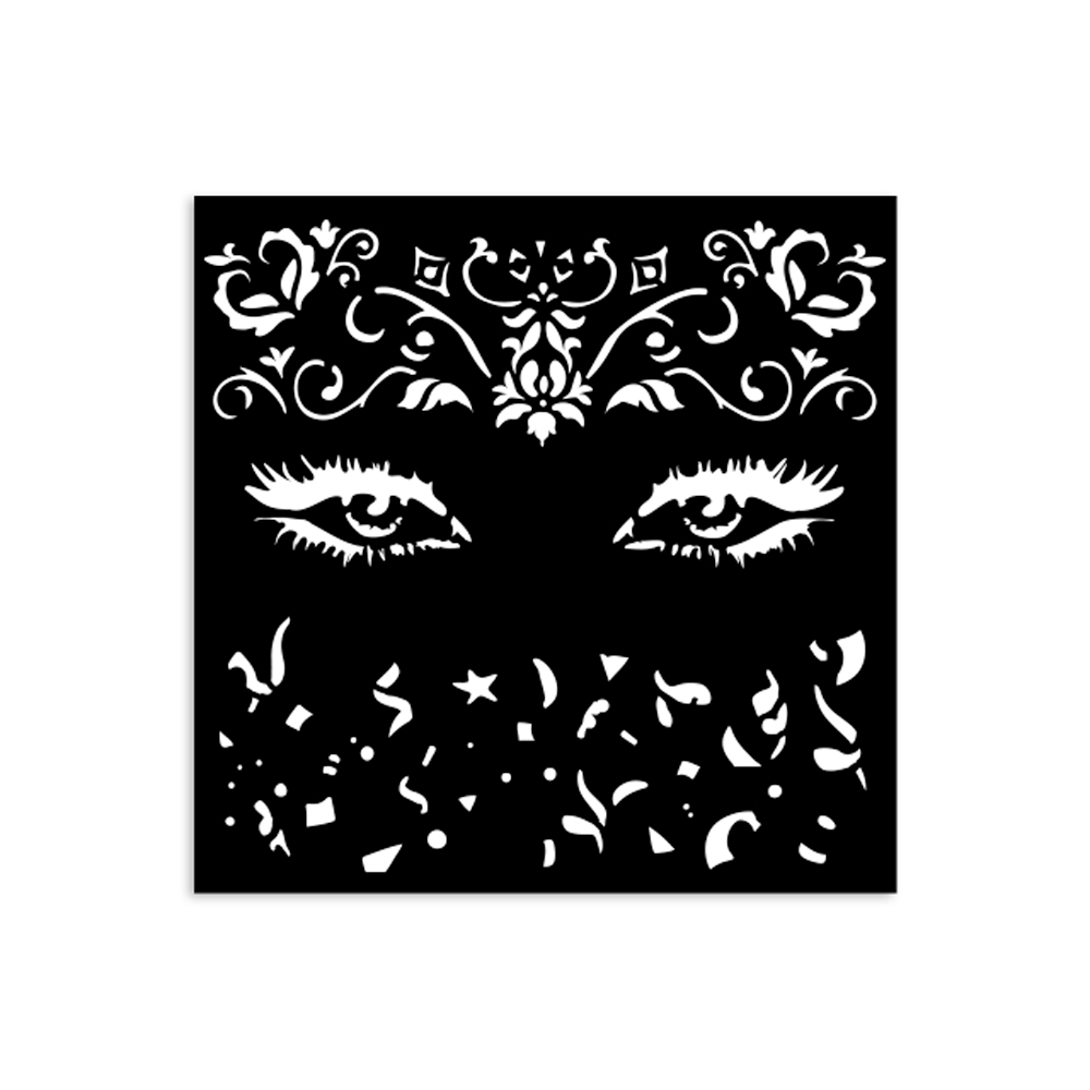 Stamperia - Masquerade - Eyes Stencil (12cmx12cm)