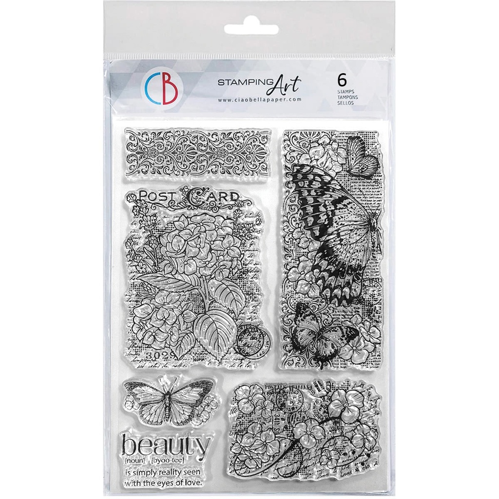 Ciao Bella Paper - Majestic Delight 6"x8" stamp set