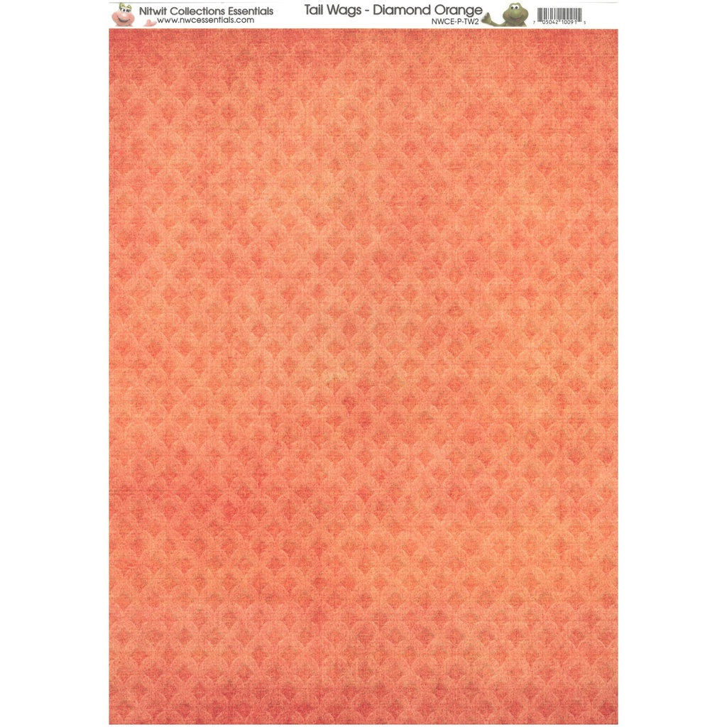Nitwits - Tail Wags Diamond Orange Paper A4 (10sheets)