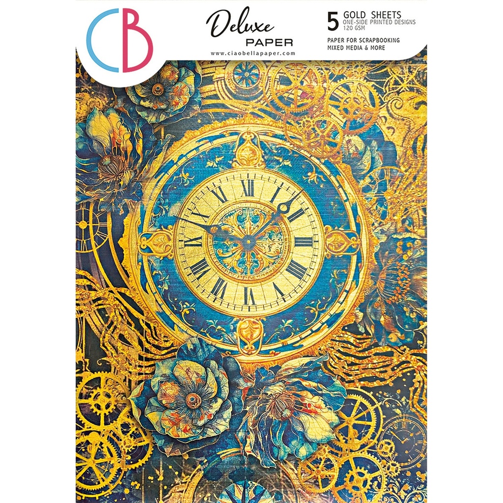 Ciao Bella Paper - Celestial Deluxe Gold A4 Paper