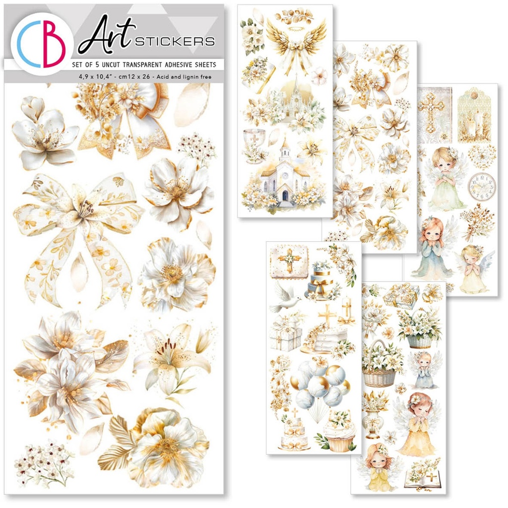 Ciao Bella Paper - Blessing Day Art Stickers