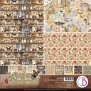 Ciao Bella Paper - Cabinet of Curiosities Patterns Pad (12"x12")