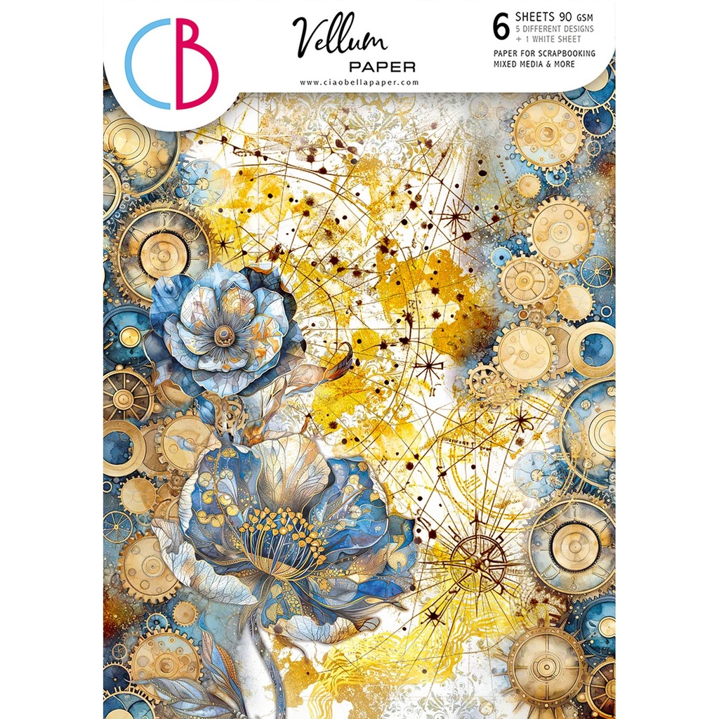 Ciao Bella Paper - Celestial A4 Vellum 