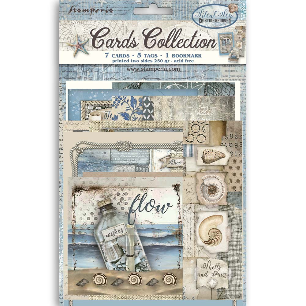 Stamperia - Silent Sea - Cards Collection