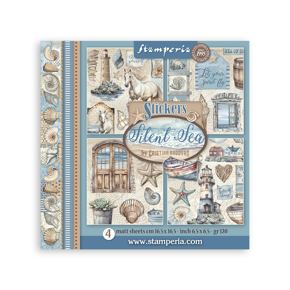 Stamperia - Silent Sea - Stickers 