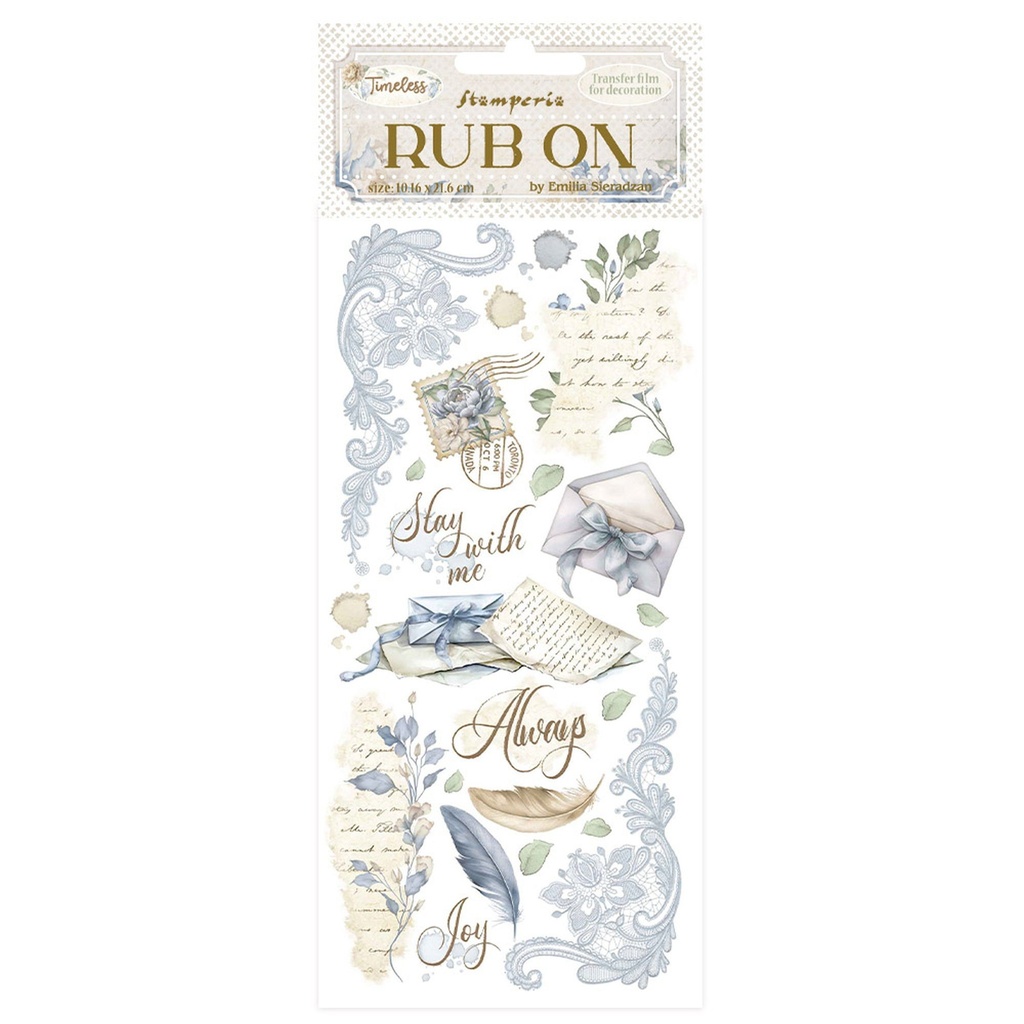 Stamperia - Timeless - Rub-on - Letters