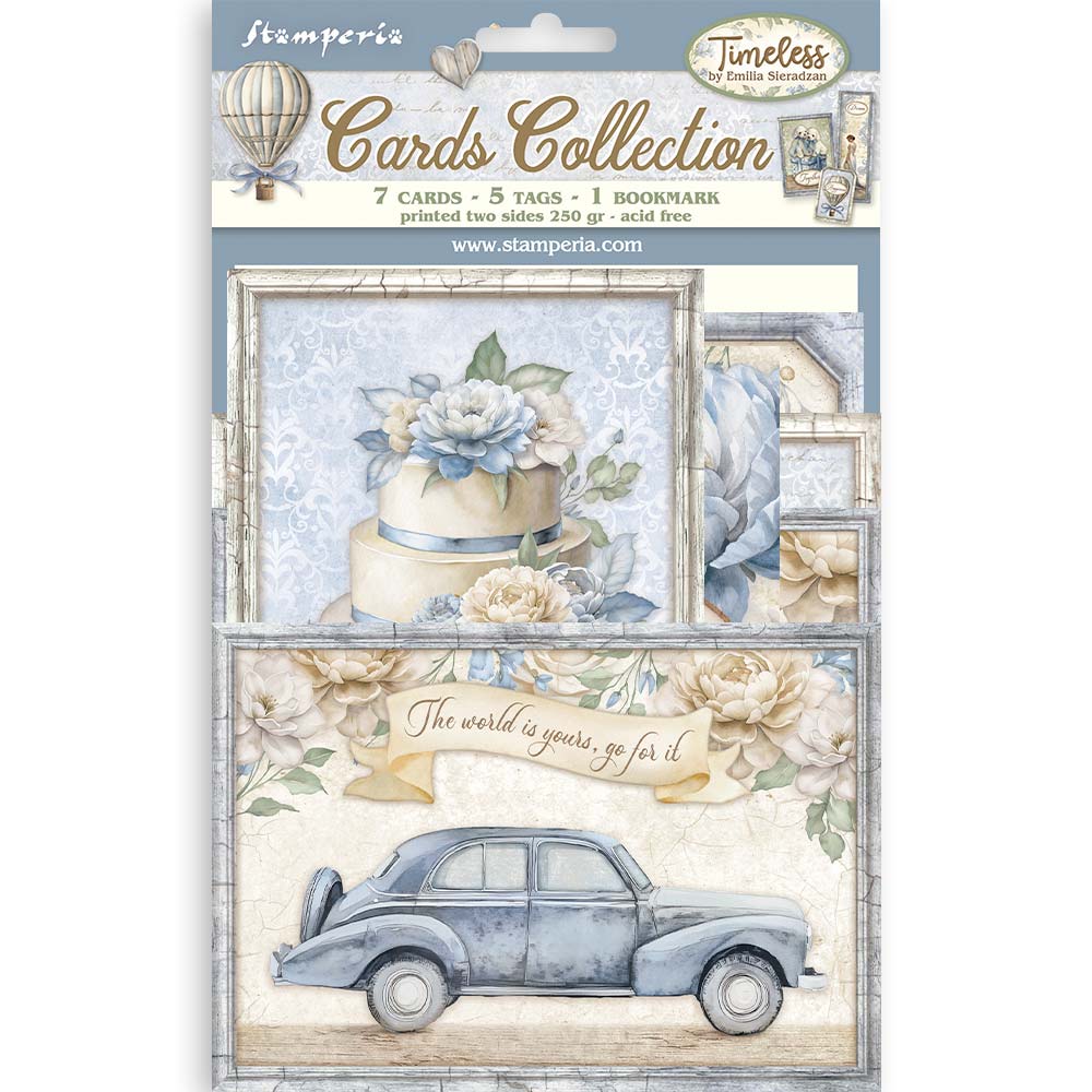 Stamperia - Timeless - Cards Collection 