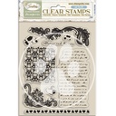 Stamperia - Timeless - Backgrounds Acrylic Stamp Set (14x18cm)