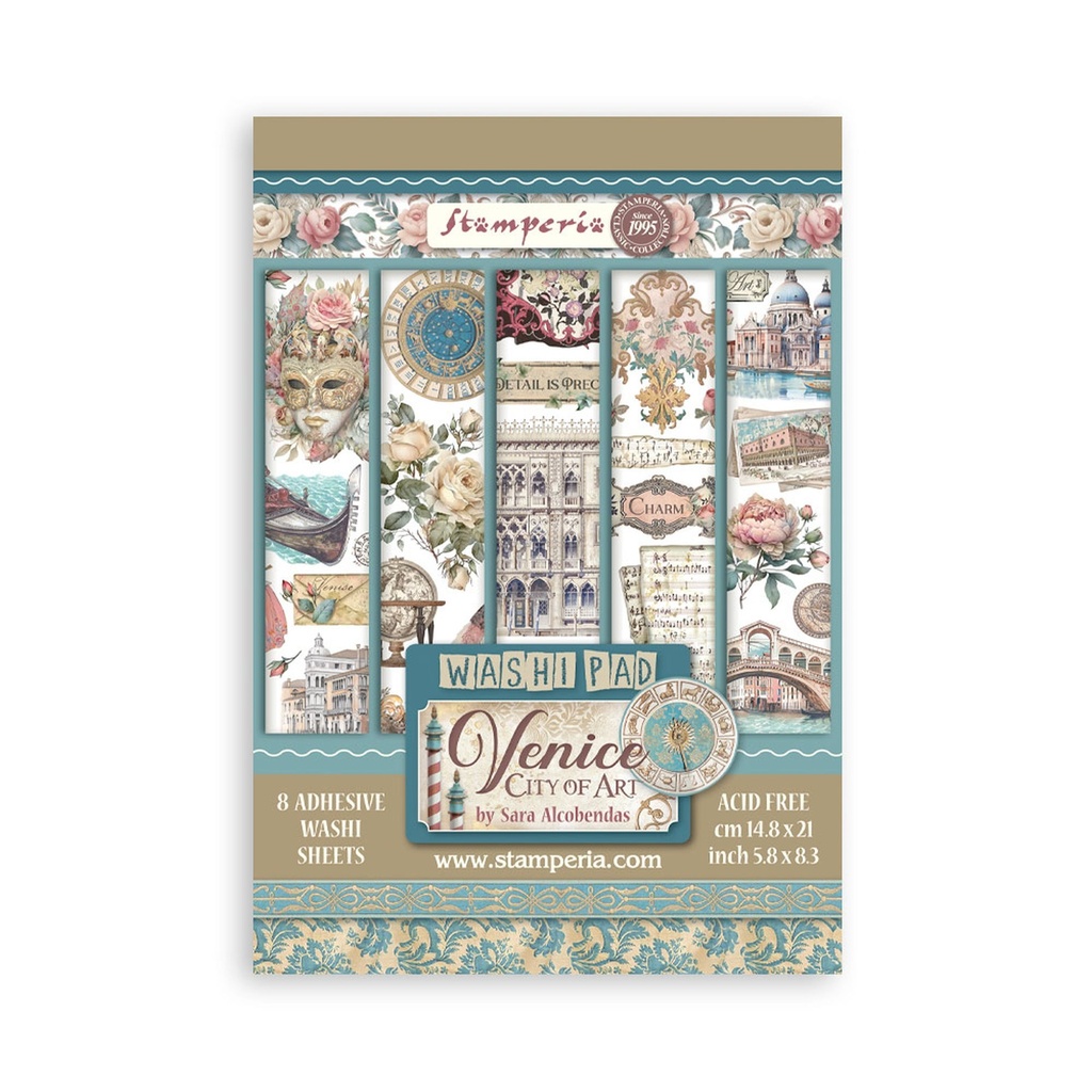 Stamperia - Venice City of Art - Washi Pad 