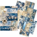 Ciao Bella Paper - Urban Blue Denim Craftmix A5 Paper Pack (Tissue & Vellum Variety)