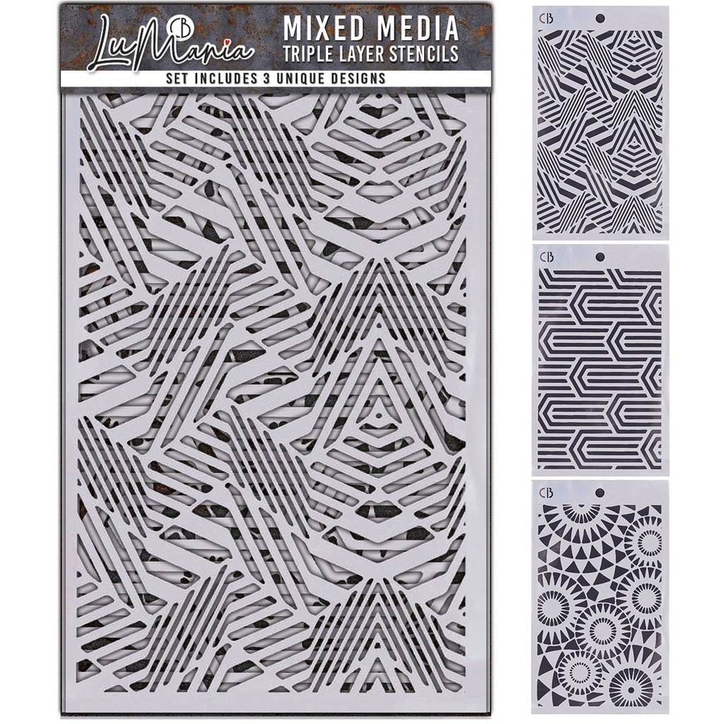 Ciao Bella Paper - Triple Layer Stencil Set #3 