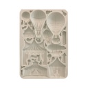 Stamperia -  Alice in Christmas - A5 Silicon mould - Circus & Air Balloons