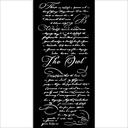 Stamperia - The Owl's House - Letter Stencil (12cmX25cm)