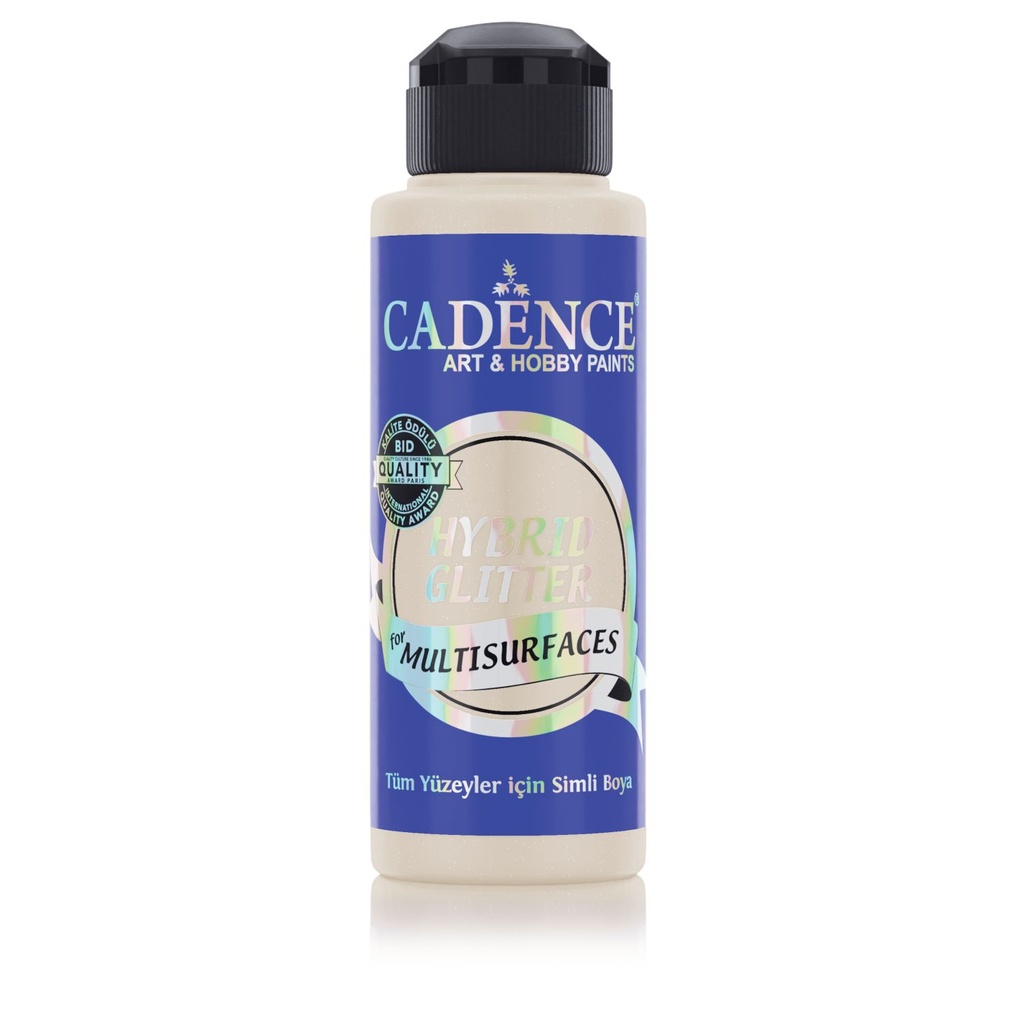 Cadence Hybrid Glitter Paint - Champagne + Gold Glitter (120 ml)