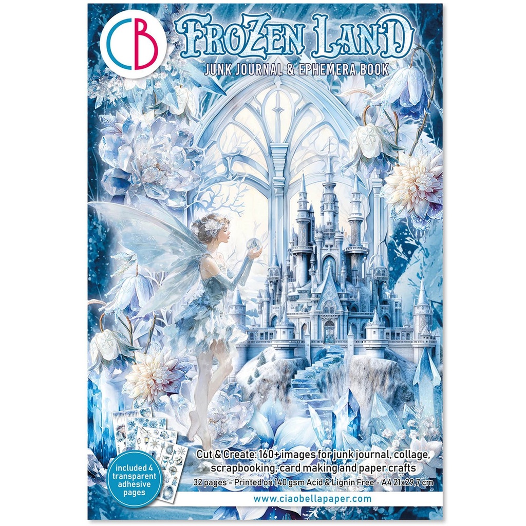 Ciao Bella Paper - Frozen Land - Junk Journal & Ephemera Book 