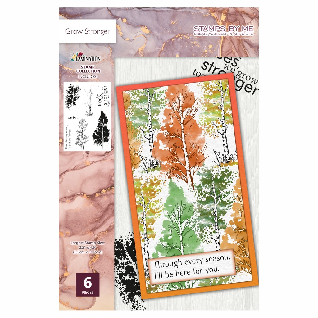 Stamps By Me - Lamination Stamp Set - Grow Stronger