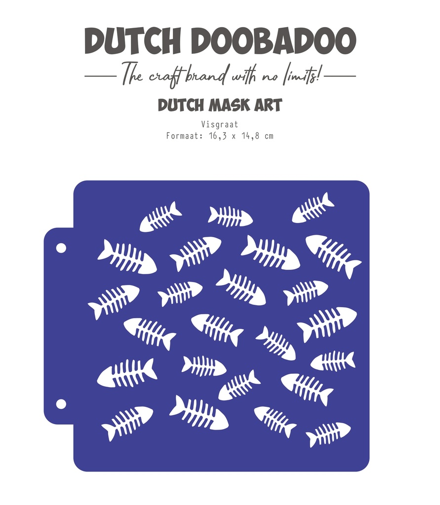 Dutch Doobadoo Herringbone A5 Stencil 