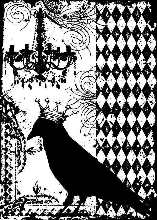 Tim Holtz - Stampers Anonymous Components - Blackbird