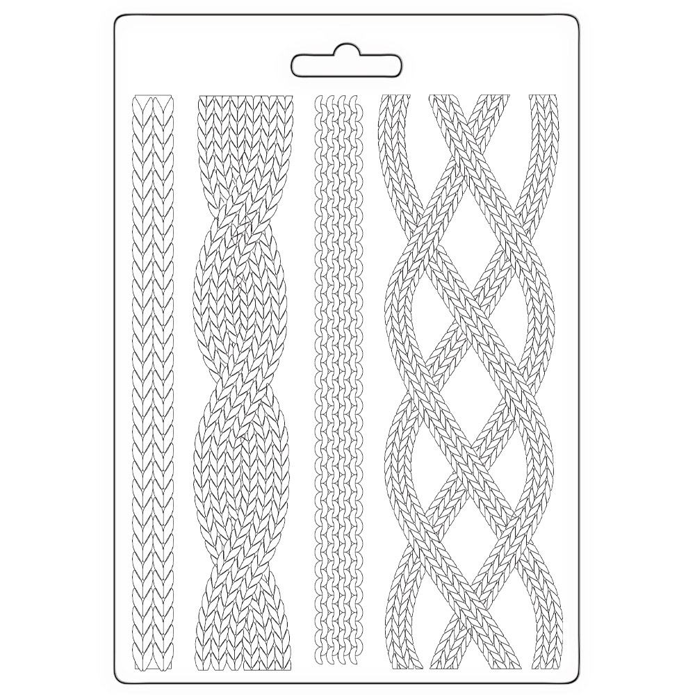 Stamperia - Whispering Woods - A5 Soft Mould - Cords