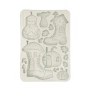 Stamperia - Whispering Woods - Boots and Pumpkin A5 Silicon Mould