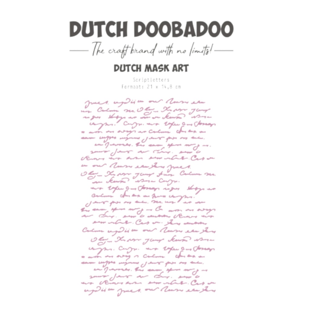 Dutch Doobadoo Script Letters A5 Stencil 