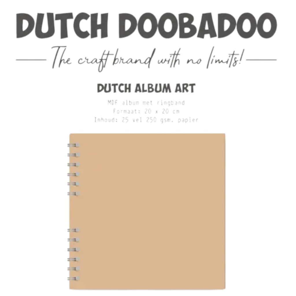 Dutch Doobadoo MDF Art Journal (20cm x 20cm)