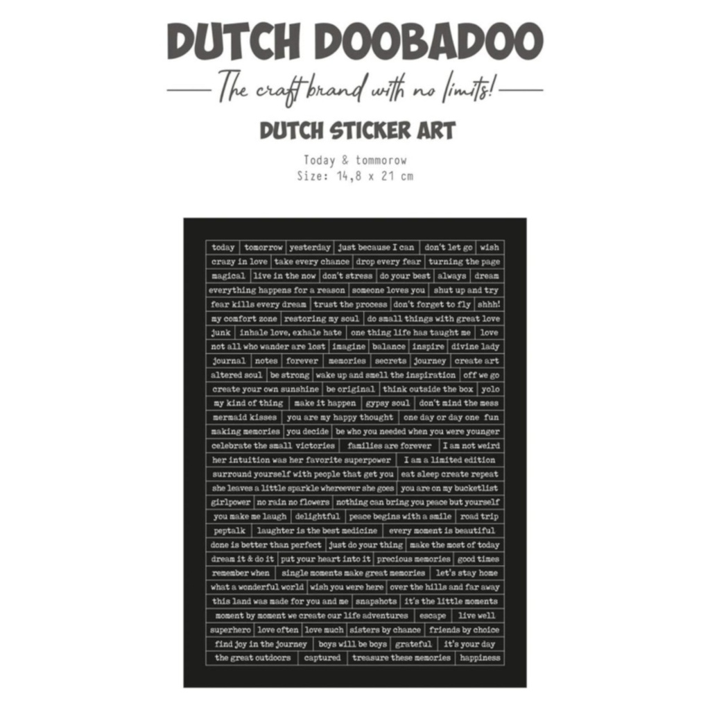 Dutch Doobadoo Sticker Art Today & Tomorrow 