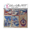 Ciao Bella Paper - An Artist Journey - Deluxe 6"x6" Paper Vellum Dual Pack (mixed x 6)