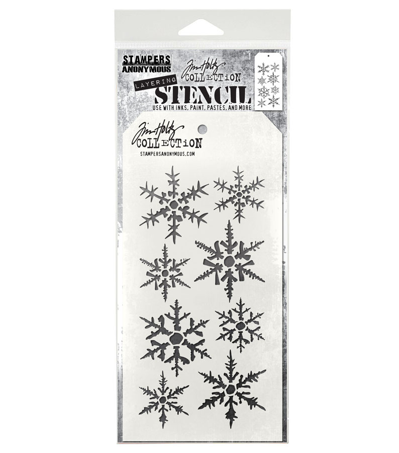 Tim Holtz Layering Stencil - Snowflakes