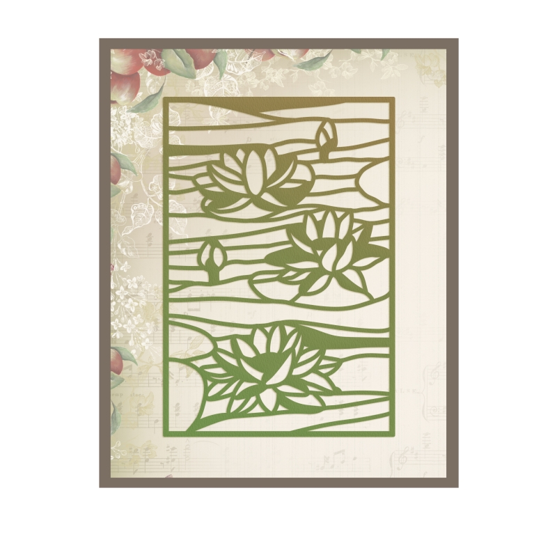 Ultimate Crafts Lily Pond Stained Glass Die