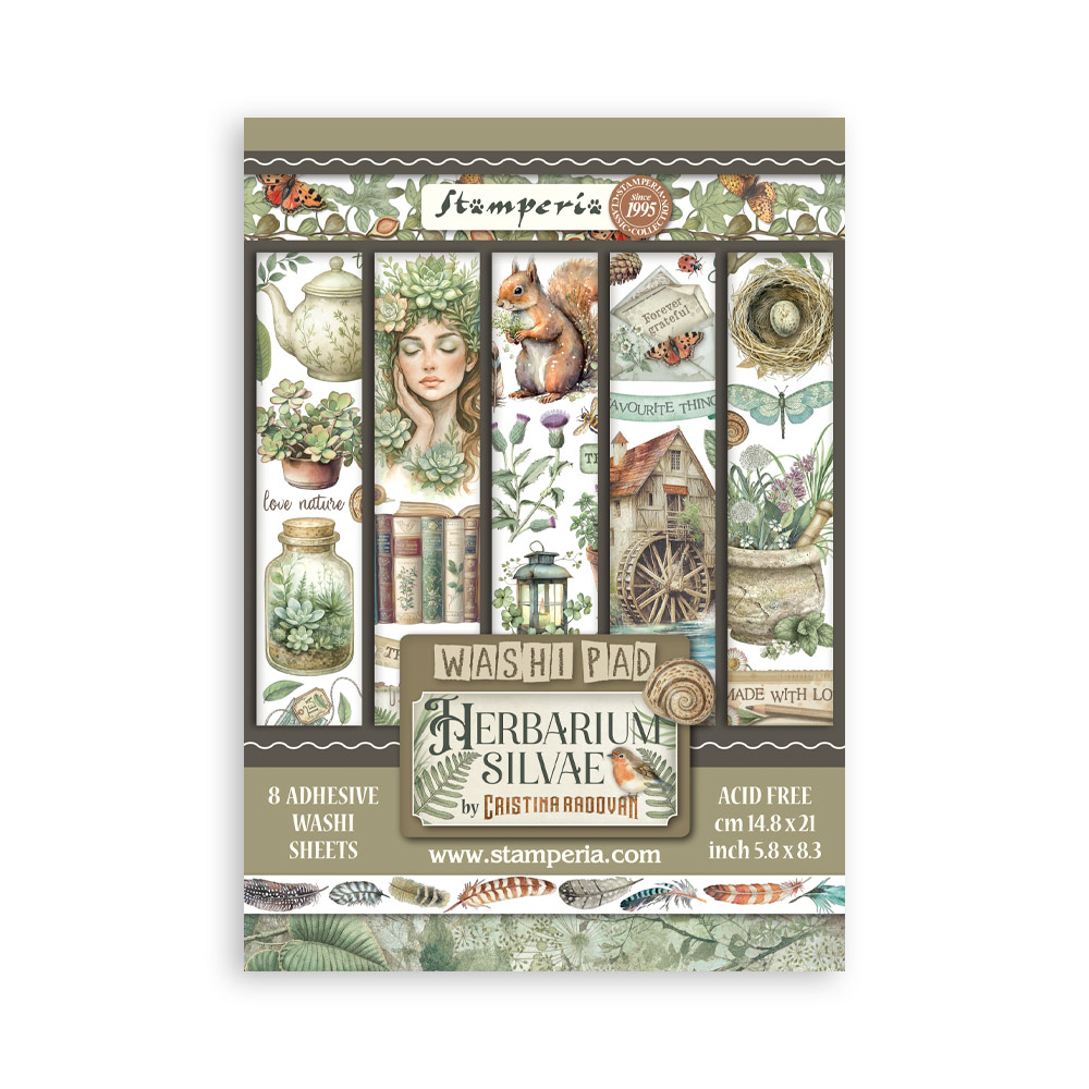 Stamperia - Herbarium Silvae - Washi Pad 