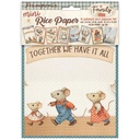 Stamperia - Family - A6 Mini Rice Paper Selection