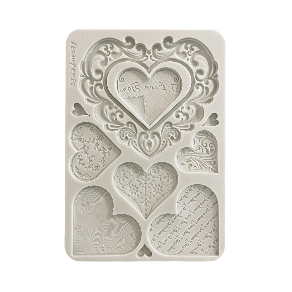 Stamperia - Family - Hearts A5 Silicon Mould 