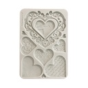 Stamperia - Family - Hearts A5 Silicon Mould 