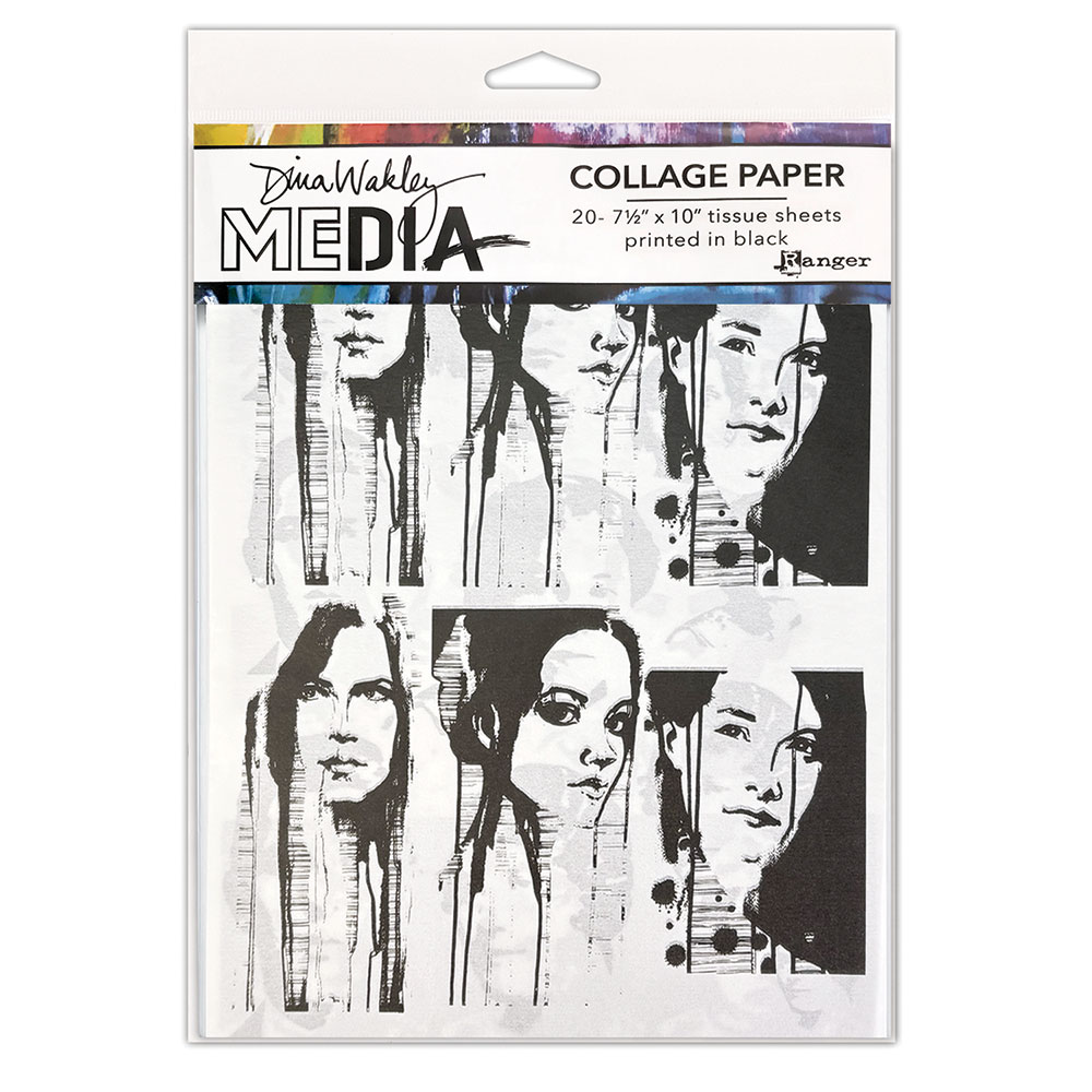 Dina Wakley MEdia Collage Paper -  Photo Transfers