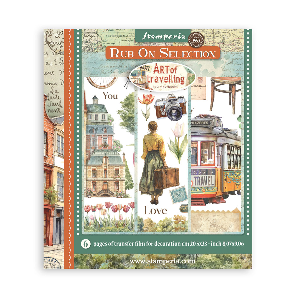 Stamperia - Art of Travelling - Rub-on Selection