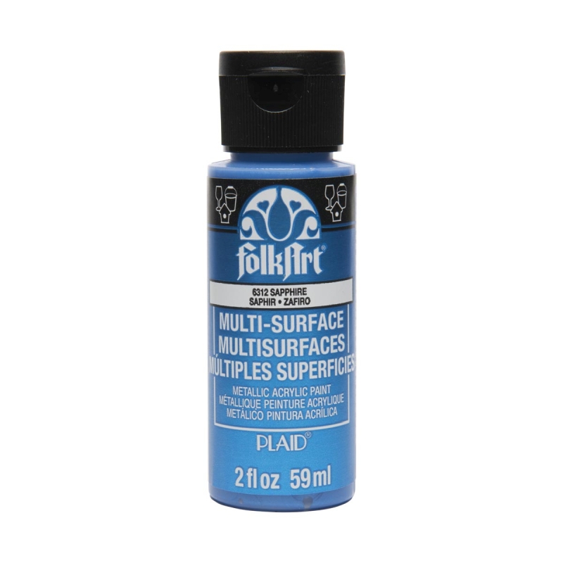 FolkArt Multi-Surface Metallic - Sapphire (2oz)