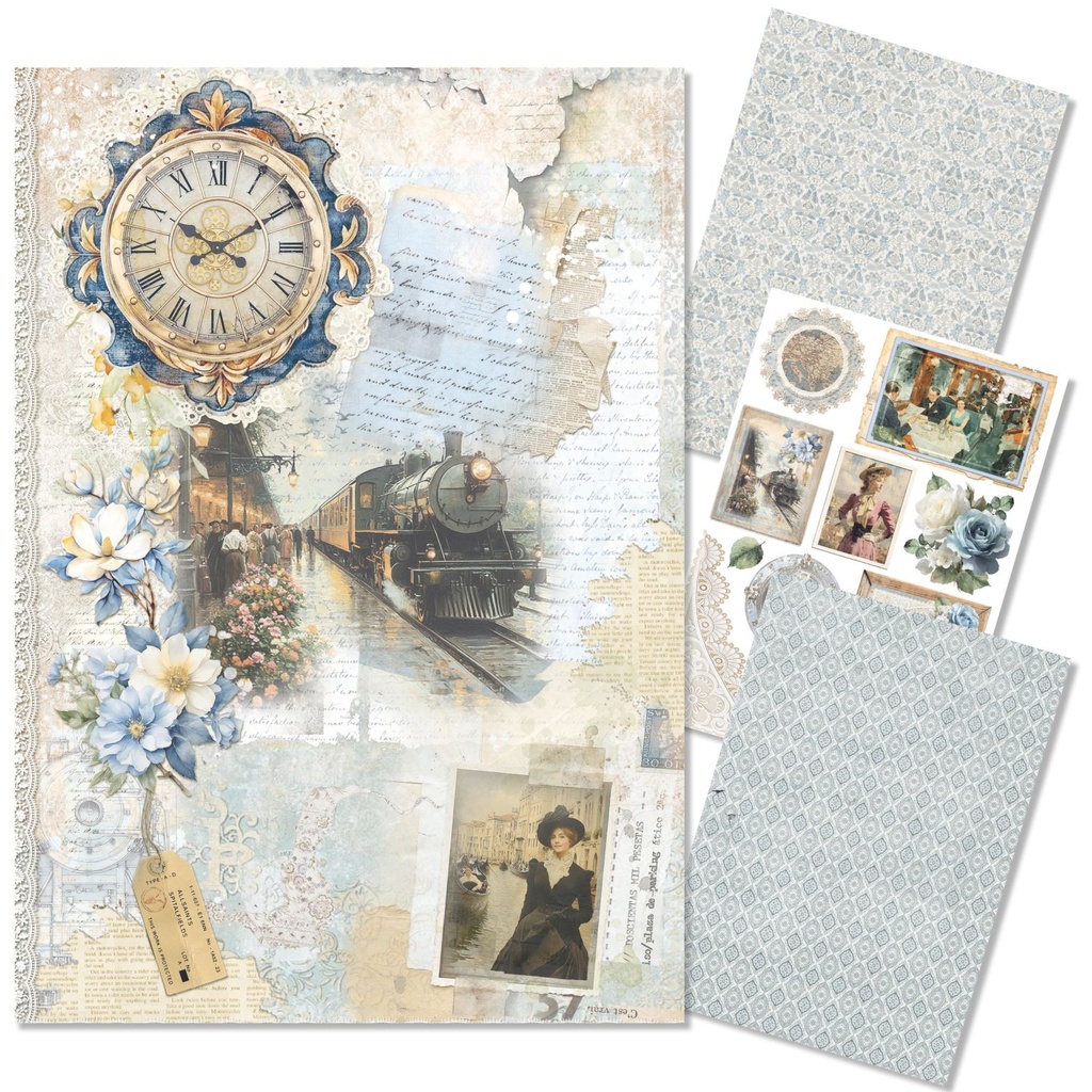  Ciao Bella Paper - Eastern Journey - A4 Rice Paper  (mixed x 4) 