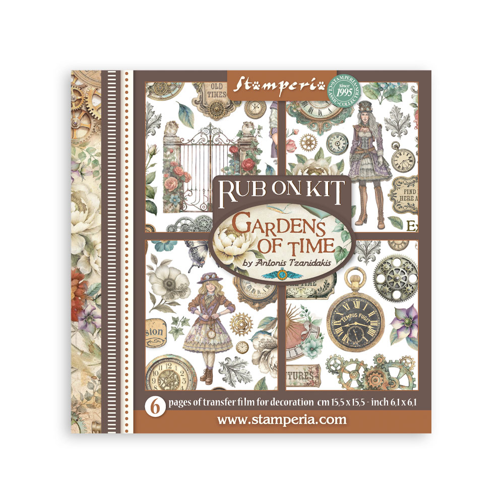 Stamperia - Gardens of Time - Rub-on Kit
