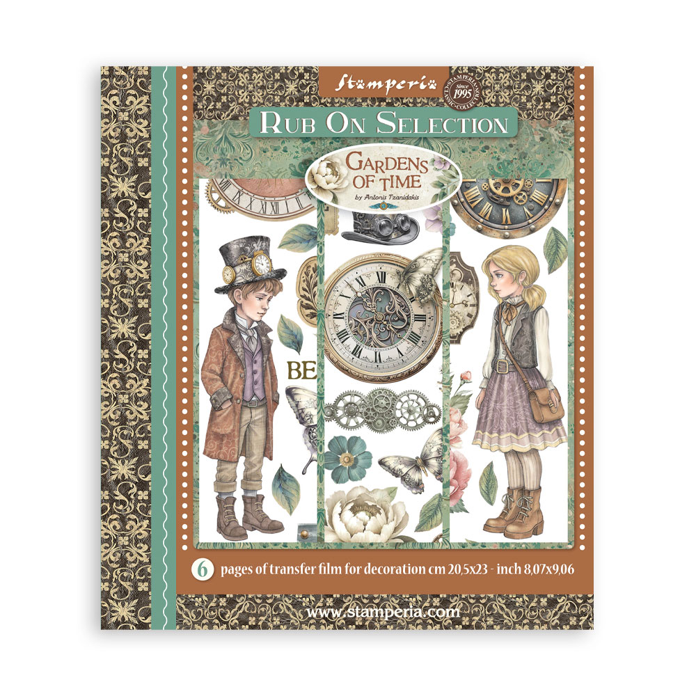 Stamperia - Gardens of Time - Rub-on Selection