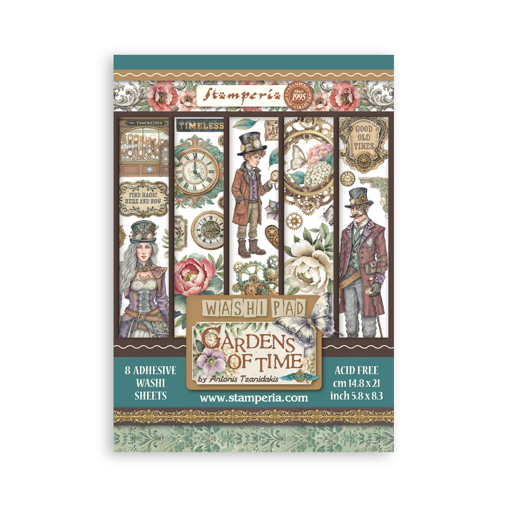 Stamperia - Gardens of Time - Washi Pad